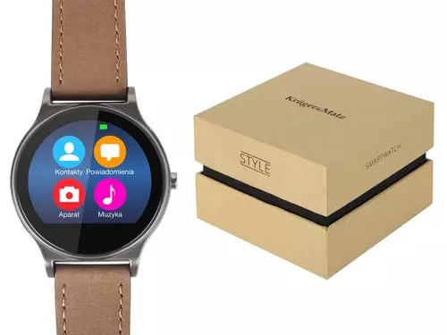 Smartwatch Kruger&Matz Style – elegancja i funkcjonalność w jednym, idealny dla aktywnych