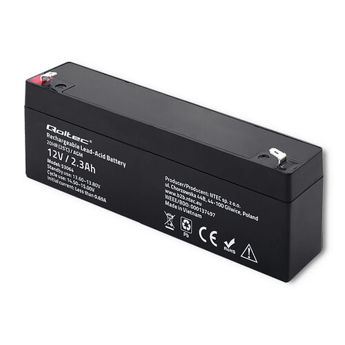 Recenzja Akumulatora AGM Qoltec 12V 2.3A