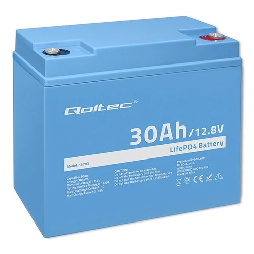 Akumulator Qoltec LiFePO4 12.8V 30Ah - stabilność i wydajność dla każdej sytuacji - recenzja
