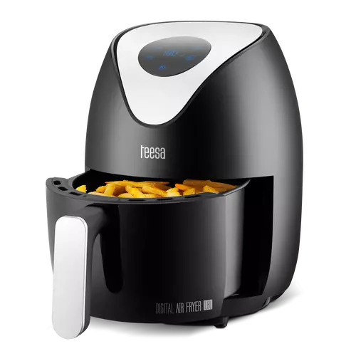 Zdrowe gotowanie bez tłuszczu - odkryj nowoczesną frytkownicę beztłuszczową Teesa Digital Air Fryer 1,8L