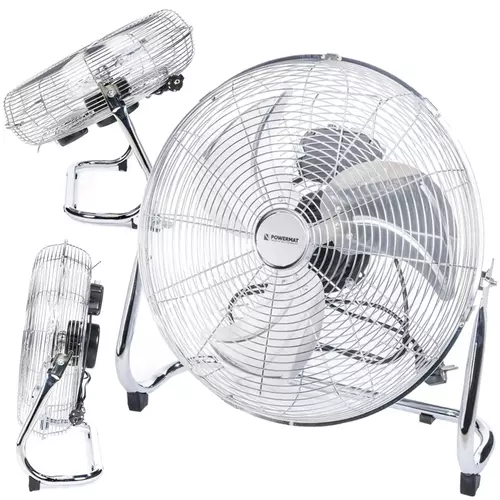 Cyrkulator podłogowy Powermat PM-INOX-45: Twój sprzymierzeniec w walce z upałem, stylowe chłodzenie na każdą przestrzeń