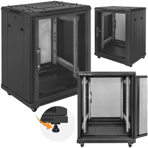 Idealna organizacja i bezpieczeństwo IT - poznaj szafę instalacyjną RACK Qoltec 19'' 15U