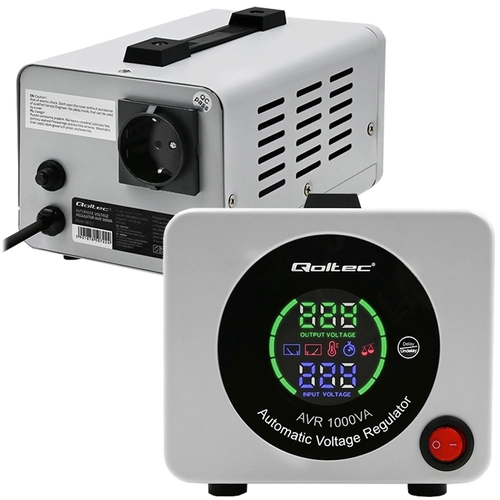 Zabezpiecz swój sprzęt dzięki stabilizatorowi napięcia Qoltec AVR 1000VA 800W – niezawodność i ochrona w jednym - recenzja