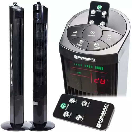 Wentylator Powermat Onyx Tower-120: idealny sposób na ochłodę w upalne dni