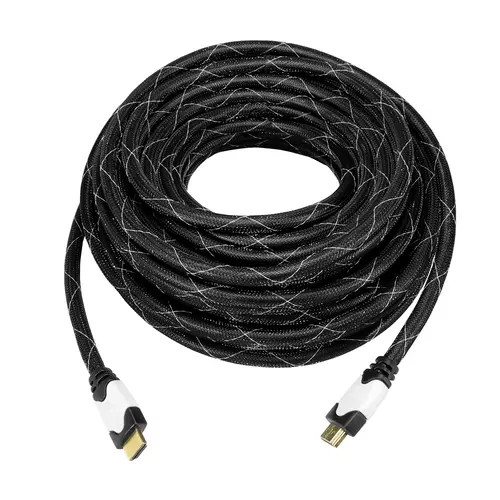 Przełom w jakości obrazu i dźwięku: odkryj kabel HDMI 20m z oplotem i Ethernetem dla kinomanów i graczy