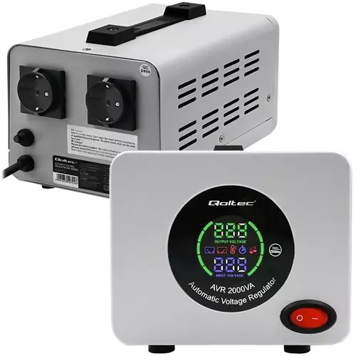 Twoje urządzenia zawsze bezpieczne – Recenzja automatycznego stabilizatora napięcia Qoltec AVR 2000VA 1600W