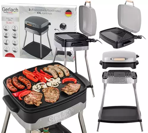 Grill elektryczny Gerlach GL 6611 – wszechstronność i precyzja grillowania na każdą pogodę