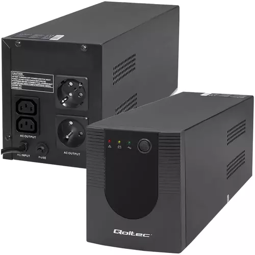 Niezawodność i moc w jednym: recenzja UPS Qoltec Monolith 1500VA 900W – idealne zabezpieczenie dla Twoich urządzeń