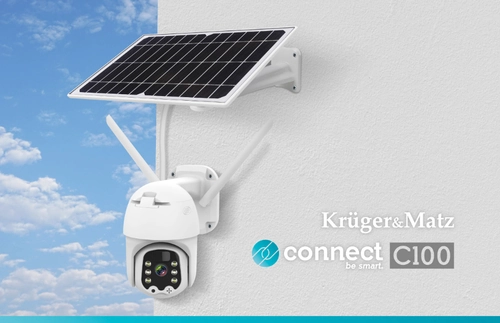 Kamera Zewnętrzna Kruger&Matz Connect C100 Solar - Nowoczesny strażnik twojego domu z zasilaniem solarnym - recenzja