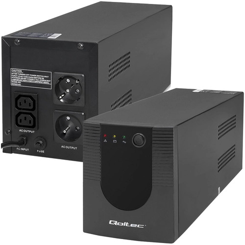 Zasilacz awaryjny UPS Qoltec Monolith 1200VA 720W – pewność i ochrona w każdej sytuacji awaryjnej