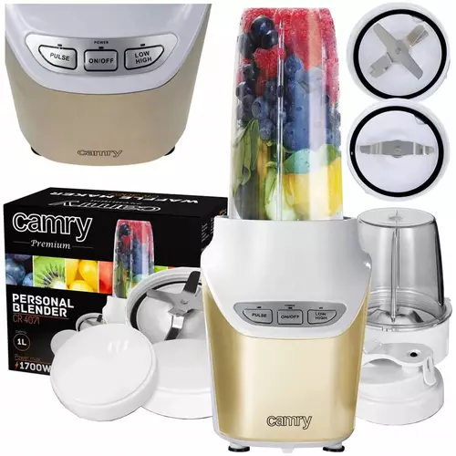 Moc i wielofunkcyjność w Twojej kuchni: odkryj blender personalny POWERFUL NUTRI Camry CR 4071