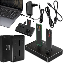 Stacja dokująca Qoltec 52274 – przyspiesz swoją pracę z dyskami SSD do 10Gb/s