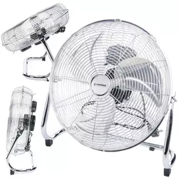 Cyrkulator podłogowy Powermat PM-INOX-45: Twój sprzymierzeniec w walce z upałem, stylowe chłodzenie na każdą przestrzeń