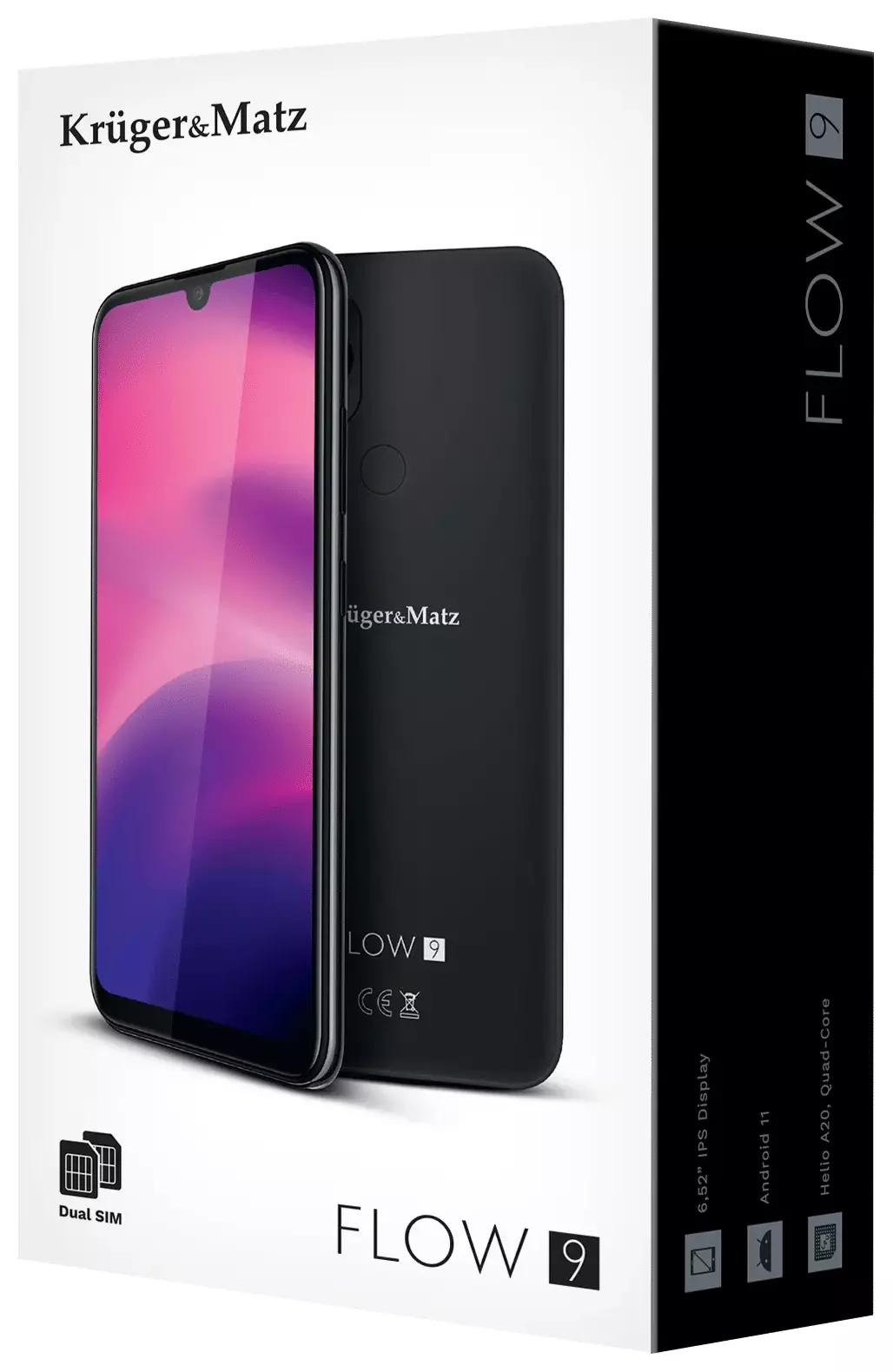 Smartfon Kruger&Matz FLOW 9: niezawodność i wydajność w przystępnej cenie