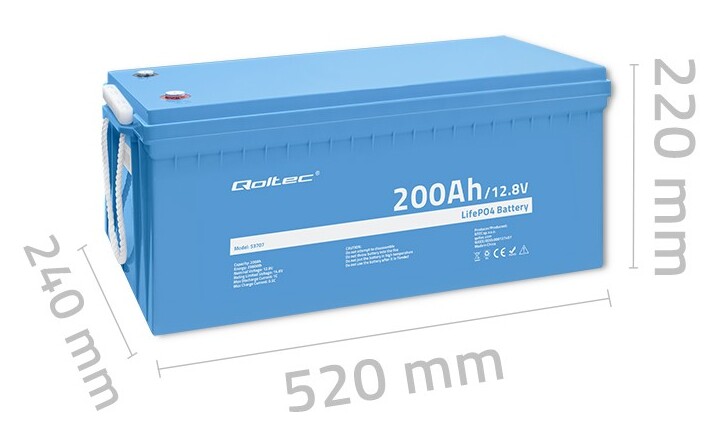Akumulator Qoltec LiFePO4 200Ah: niezawodna energia w ekstremalnych warunkach