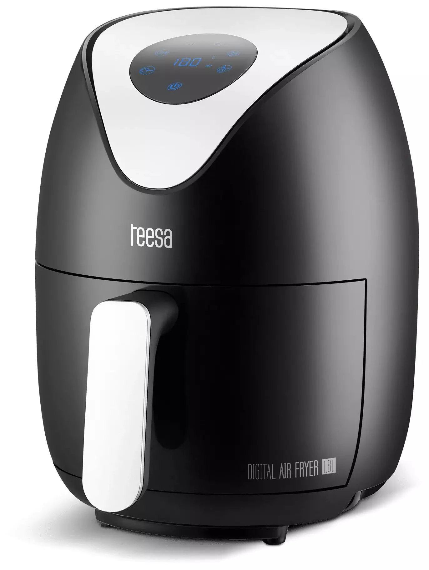 Zdrowe gotowanie bez tłuszczu - odkryj nowoczesną frytkownicę beztłuszczową Teesa Digital Air Fryer 1,8L