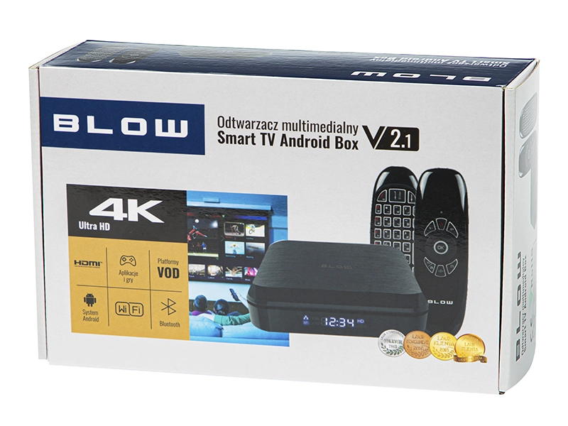 Przemień swój telewizor w centrum rozrywki z Android TV BOX BLOW – odkryj świat 4K UltraHD i smart funkcji