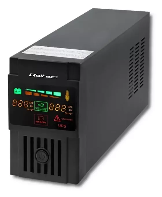 Zasilacz UPS Qoltec Monolith 800VA 480W - gwarancja nieprzerwanej pracy i bezpieczeństwa dla twojego sprzętu