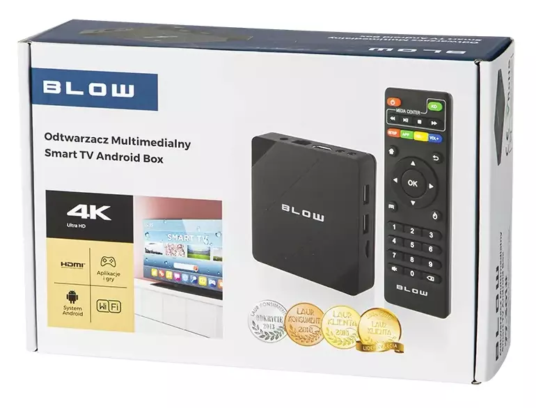Android TV BOX BLOW: Odkryj kinową jakość obrazu 4K i świat nieograniczonych możliwości multimedialnych
