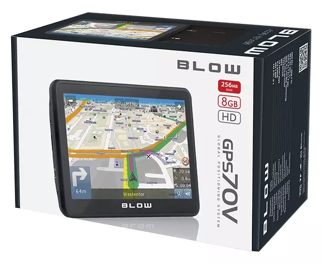 Przekraczaj granice z nawigacją BLOW GPS70V – idealny towarzysz każdej podróży po Europie