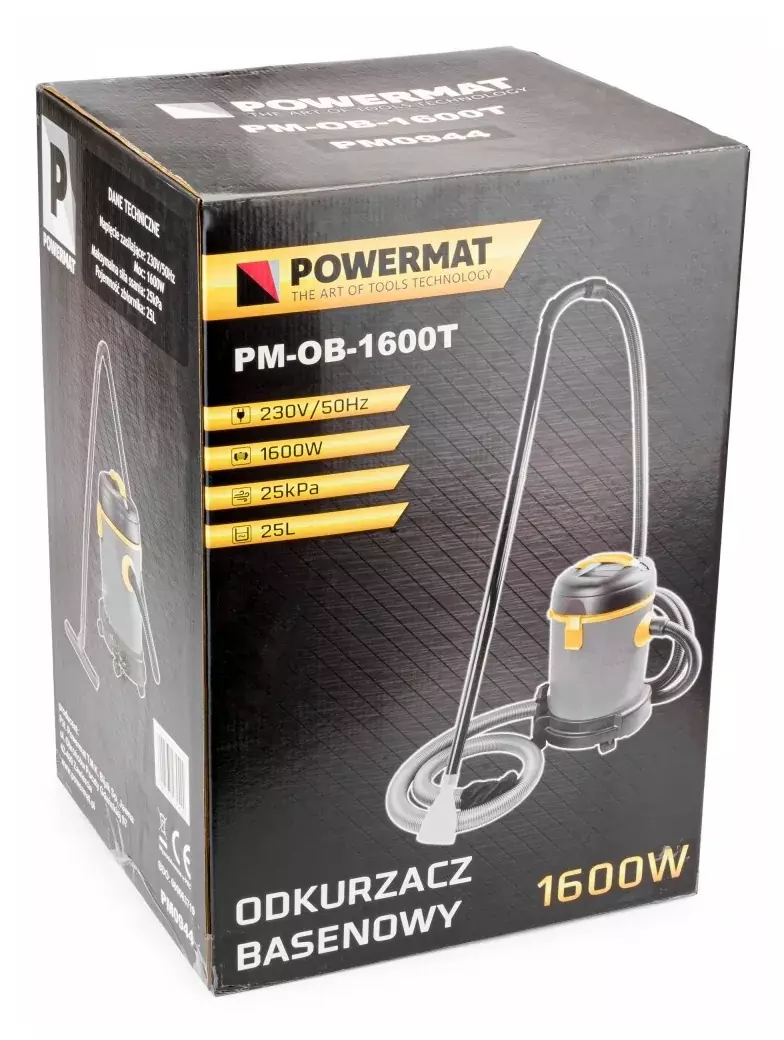 Odkurzacz basenowy Powermat PM-OB-1600T - perfekcyjna czystość bez wysiłku