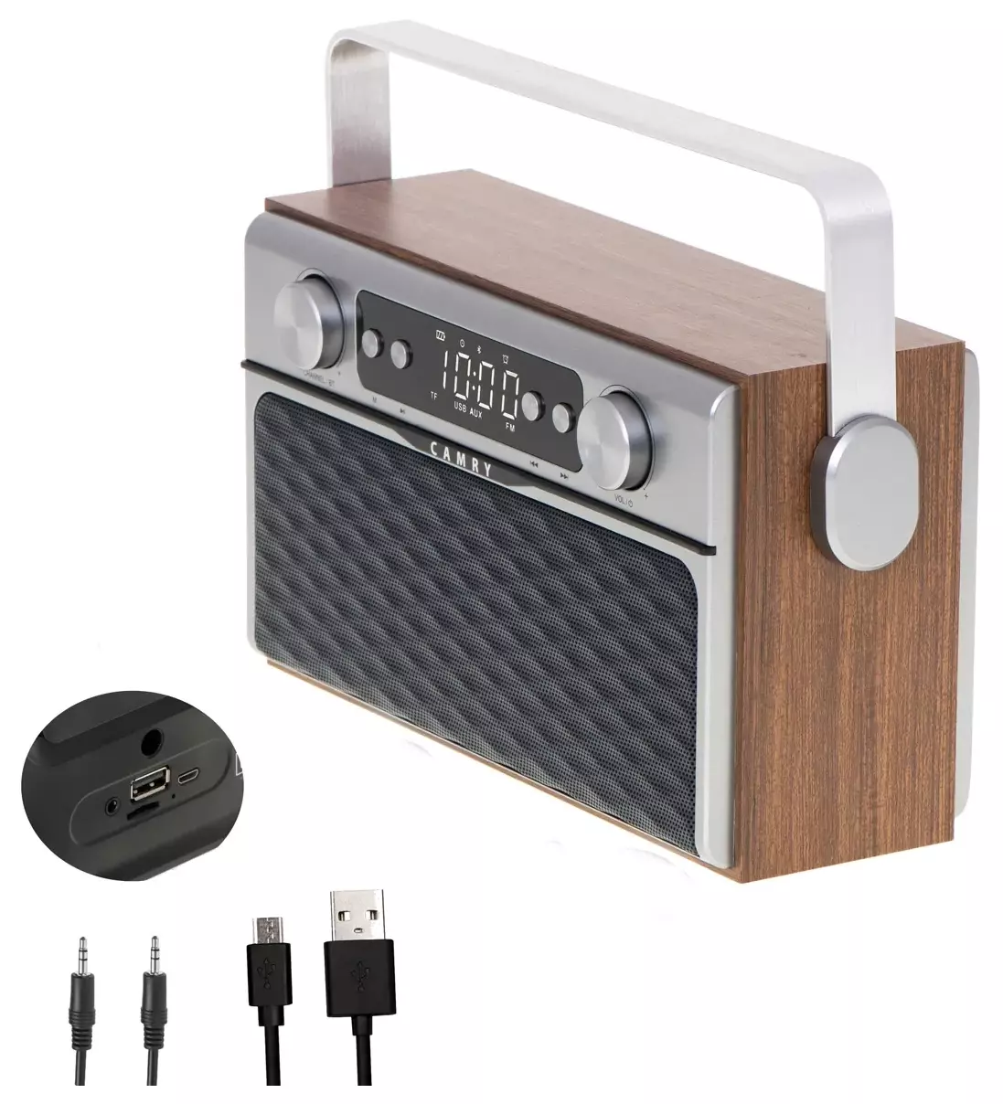 Styl retro i nowoczesna technologia w jednym - odkryj radio Bluetooth Camry CR 1183 z funkcją mp3 i potężnym dźwiękiem