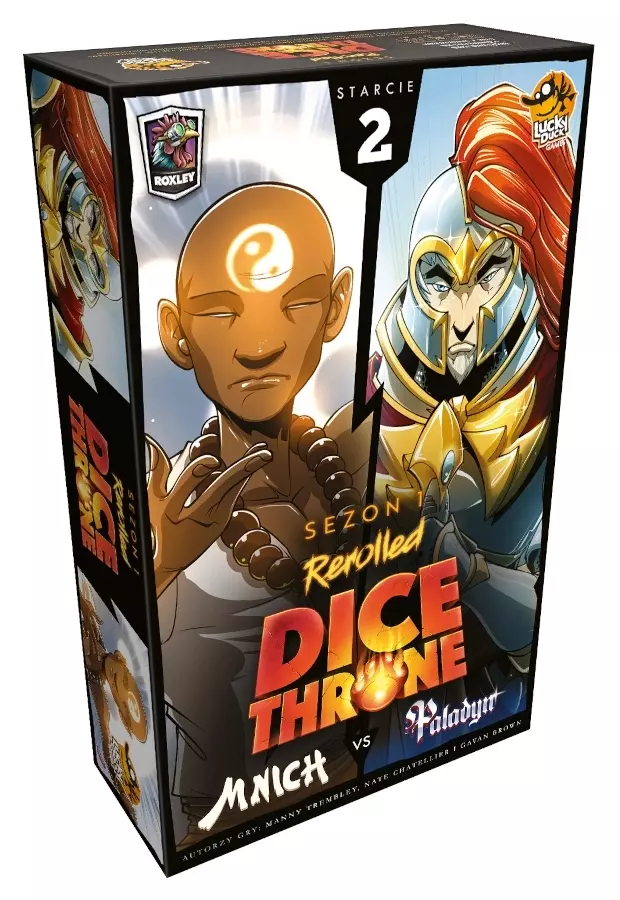 Mnich kontra Paladyn: odkryj strategię i emocje w grze Dice Throne