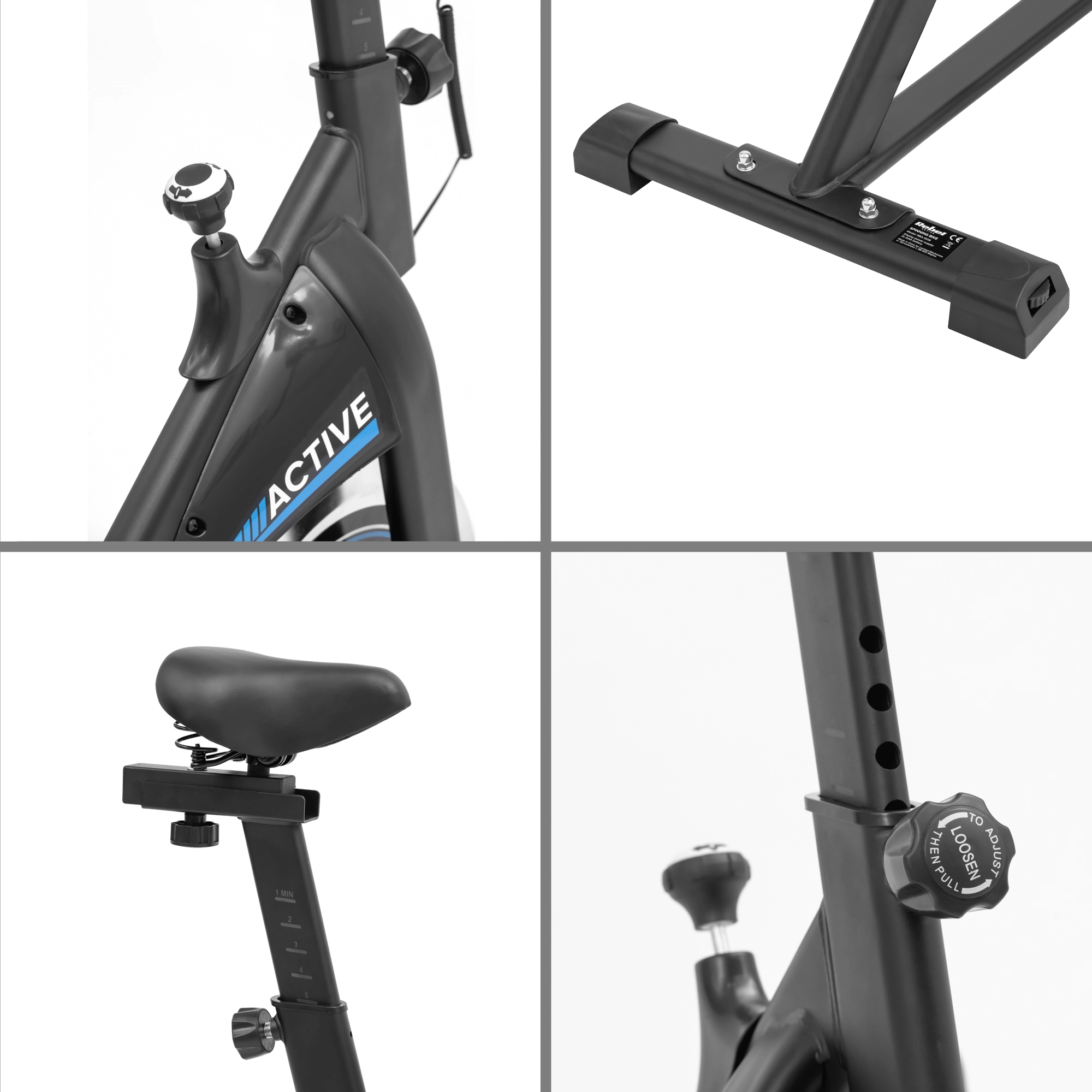 Odkryj nowy wymiar treningu z rowerem spinningowym Rebel Active RBA-1008 – idealnym rozwiązaniem dla Twojego domowego fitness