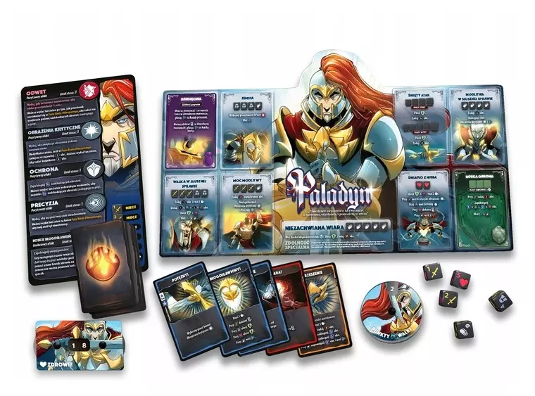 Mnich kontra Paladyn: odkryj strategię i emocje w grze Dice Throne