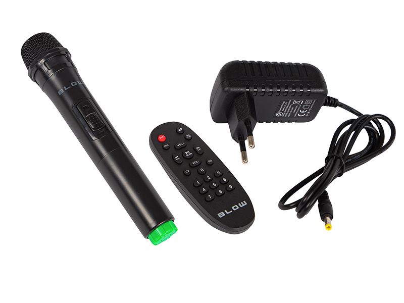 Nieskończona zabawa gdziekolwiek jesteś: głośnik Bluetooth BLOW BT800 z funkcją karaoke i efektami Disco LED