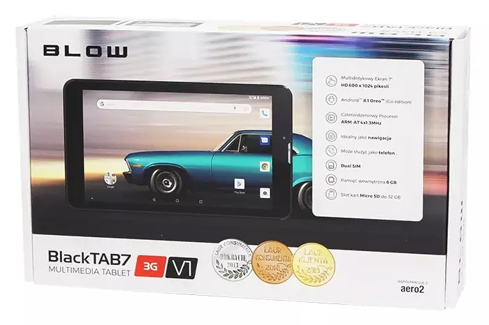 Tablet Blow BlackTab7 3G BT - mobilność i wielozadaniowość w Twoich rękach