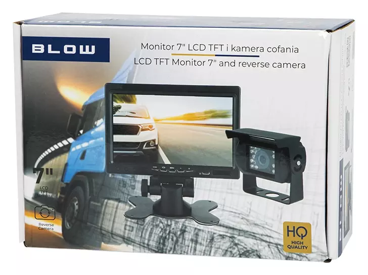 Bezpiecznie i wygodnie: odkryj zestaw do cofania Blow BVS-549 z monitorem 7" LCD TFT