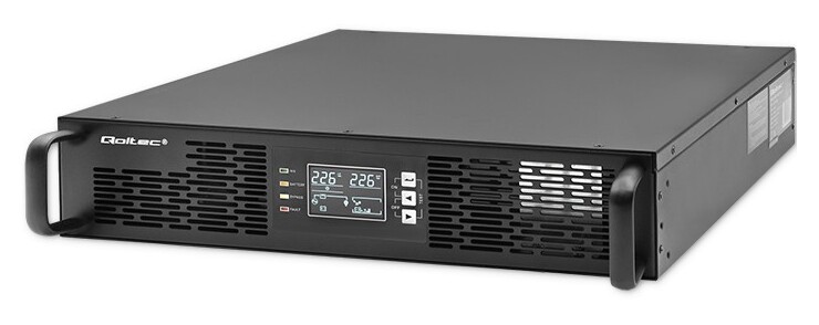 Niezawodny strażnik Twojej infrastruktury IT: UPS RACK Qoltec 2.4kVA 2400W - gwarancja stabilności i ochrony - recenzja