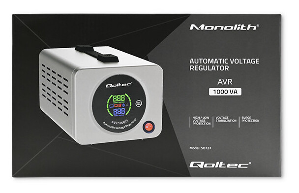 Zabezpiecz swój sprzęt dzięki stabilizatorowi napięcia Qoltec AVR 1000VA 800W – niezawodność i ochrona w jednym - recenzja