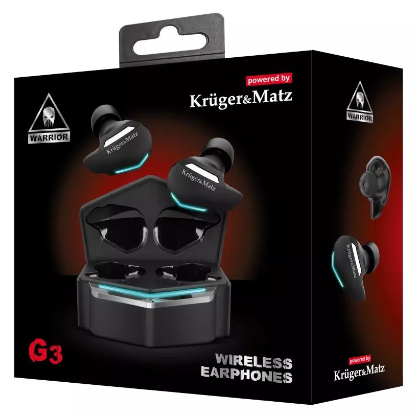 Bezprzewodowe słuchawki Kruger&Matz Warrior G3 - przewaga w grze i niezrównana jakość dźwięku w Twoim stylu