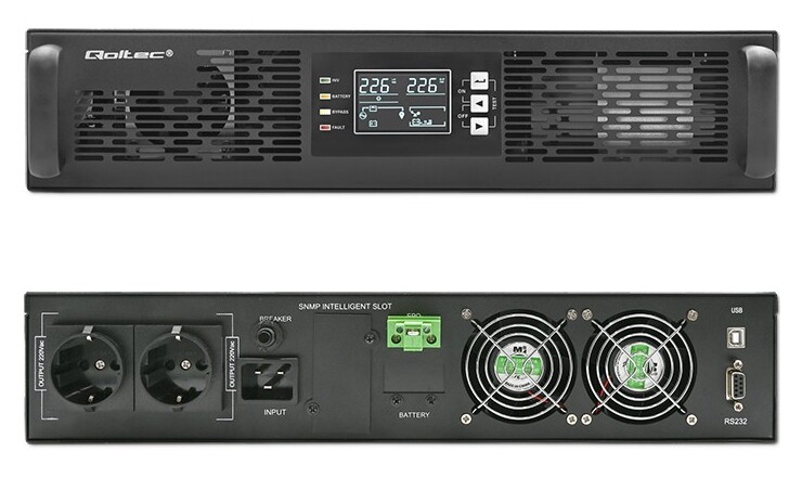 Niezawodny strażnik Twojej infrastruktury IT: UPS RACK Qoltec 2.4kVA 2400W - gwarancja stabilności i ochrony - recenzja