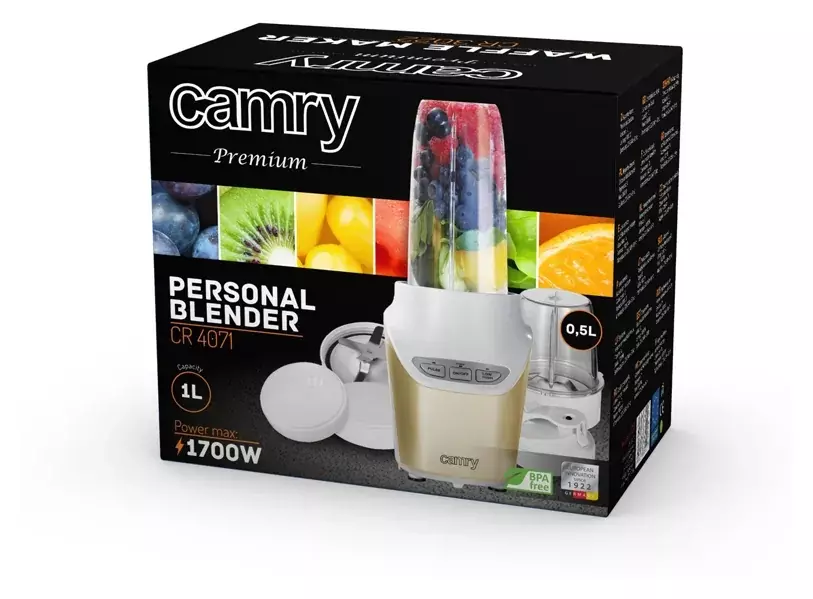 Moc i wielofunkcyjność w Twojej kuchni: odkryj blender personalny POWERFUL NUTRI Camry CR 4071