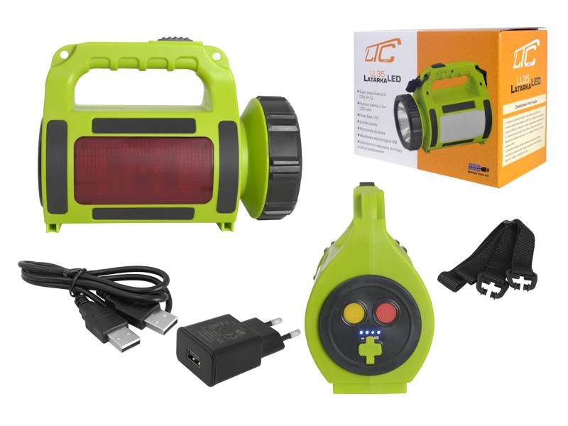 Latarka akumulatorowa 2w1 LTC LED CREE 10W – jasność, której możesz zaufać w każdej sytuacji - recenzja