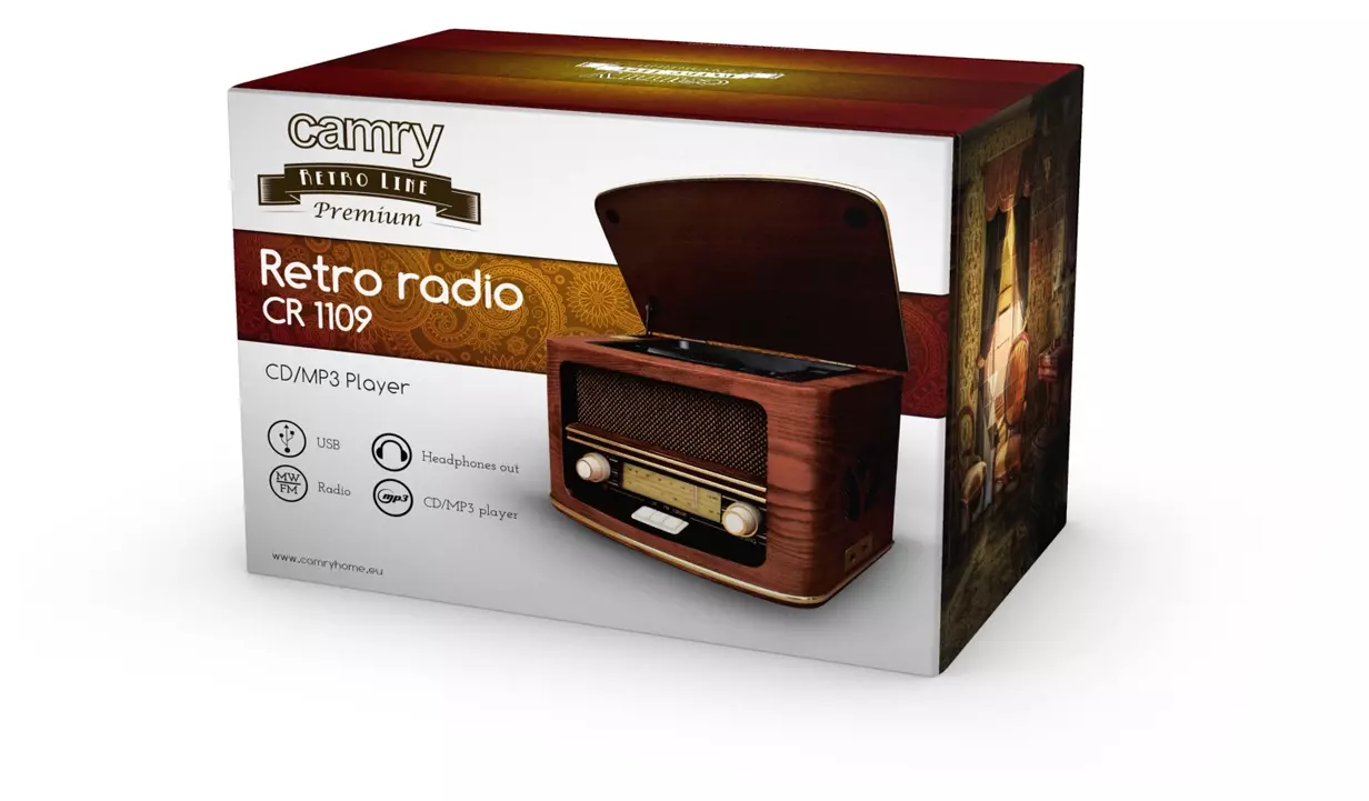 Radio retro Camry CR 1109: Elegancja i funkcjonalność w jednym