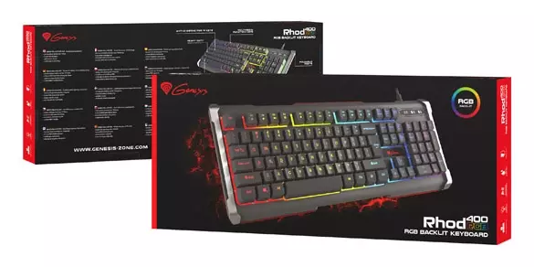 Odkryj przewagę w grze z klawiaturą Genesis RHOD 400 RGB ALU – niezawodność i styl dla prawdziwych graczy