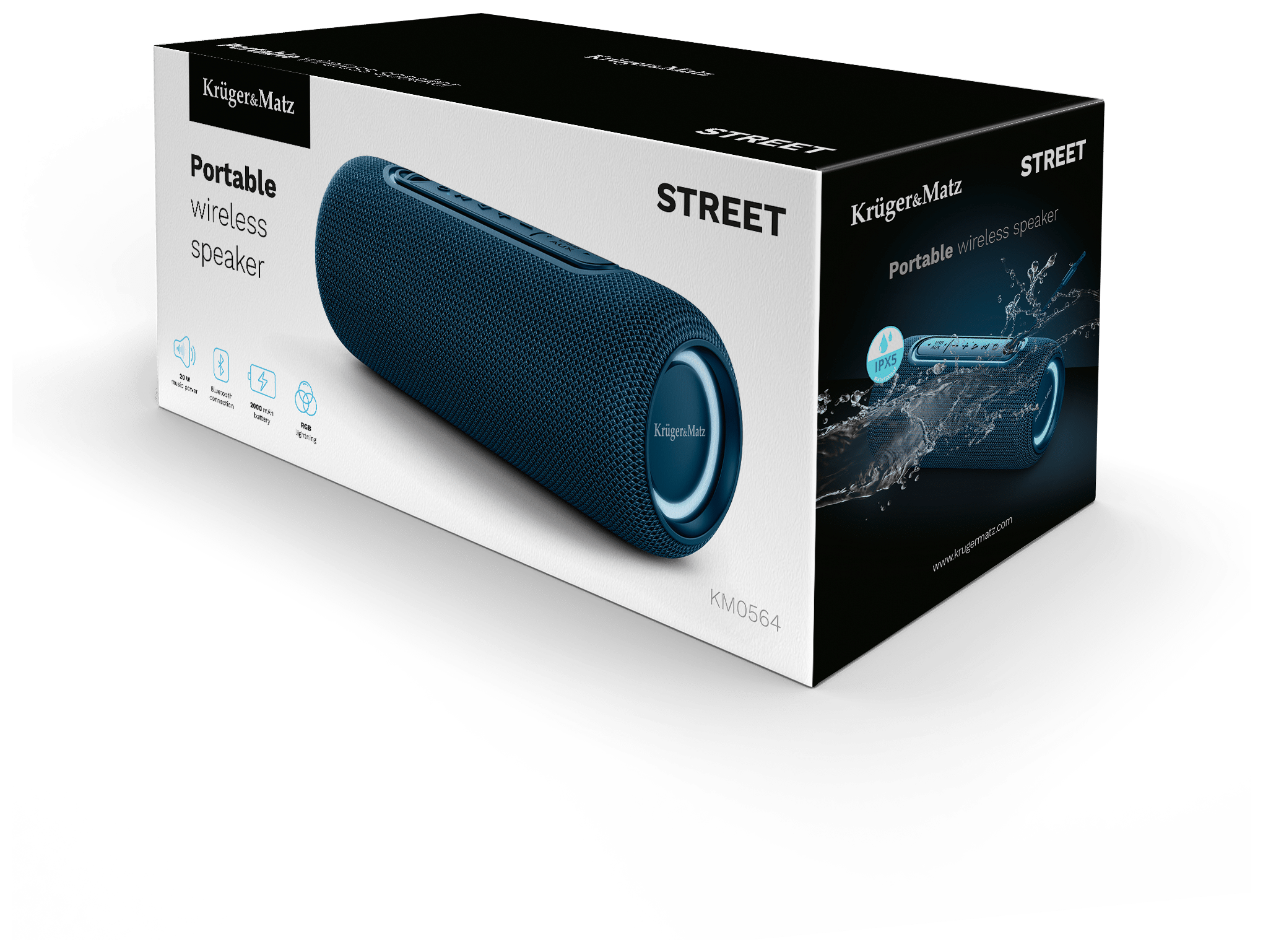 Zabierz muzykę wszędzie! Recenzja głośnika Bluetooth Kruger&Matz Street – idealny na każdą pogodę i imprezę