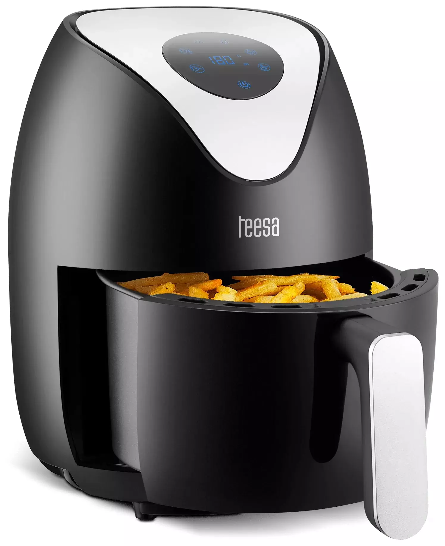 Zdrowe gotowanie bez tłuszczu - odkryj nowoczesną frytkownicę beztłuszczową Teesa Digital Air Fryer 1,8L