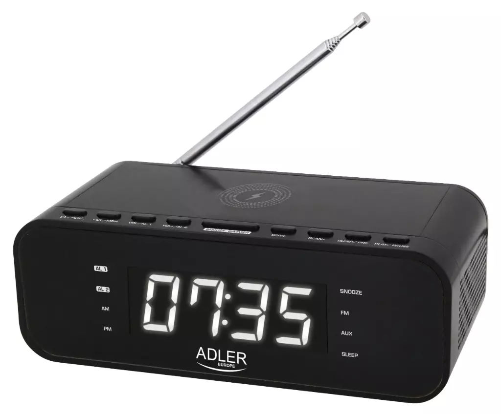 Radiobudzik Adler AD 1192B: Obudź się z technologią przyszłości