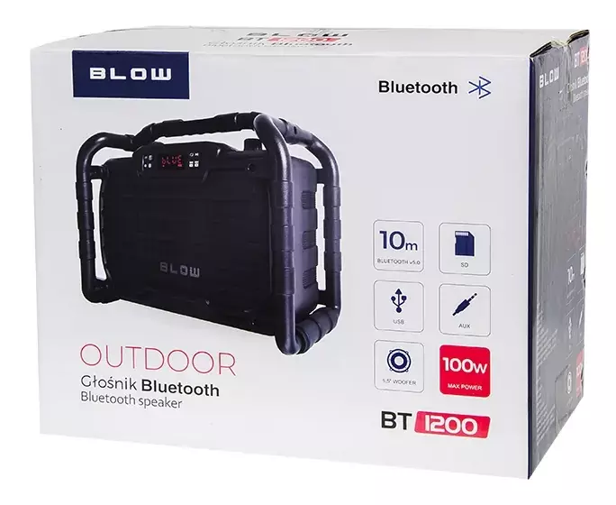 Przenośny głośnik Bluetooth BT1200 – potężny dźwięk i rozrywka w każdym miejscu