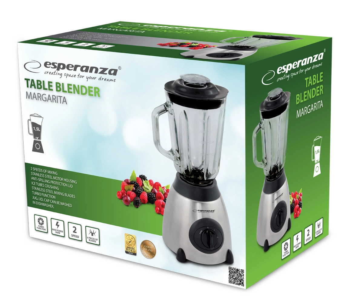 Moc i wszechstronność w Twojej kuchni - odkryj blender kielichowy Esperanza Margarita