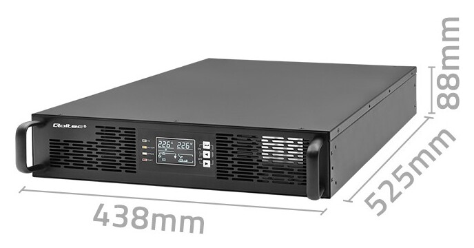 Niezawodny strażnik Twojej infrastruktury IT: UPS RACK Qoltec 2.4kVA 2400W - gwarancja stabilności i ochrony - recenzja