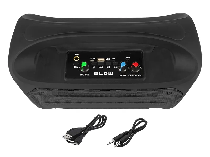 Zabawa na maksa z głośnikiem Bluetooth BLOW BT820 - idealny do karaoke i plenerowych imprez