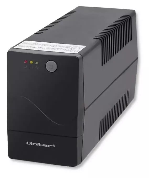 Nieprzerwana praca i pełne bezpieczeństwo – UPS Qoltec Monolith 850VA 480W, strażnik Twojego komputera