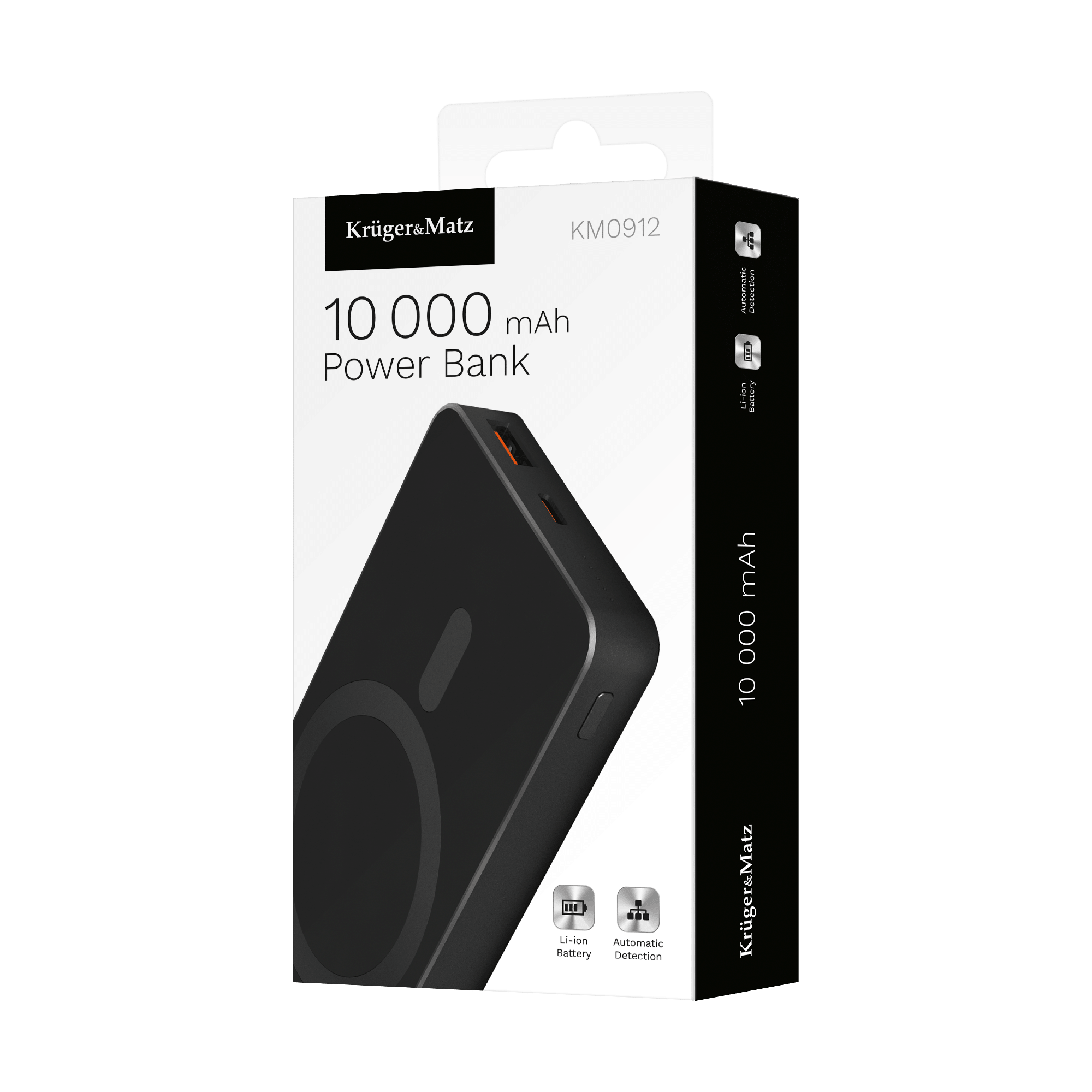 Energetyczna niezależność w podróży: powerbank Kruger&Matz KM0912 z ładowaniem indukcyjnym - recenzja