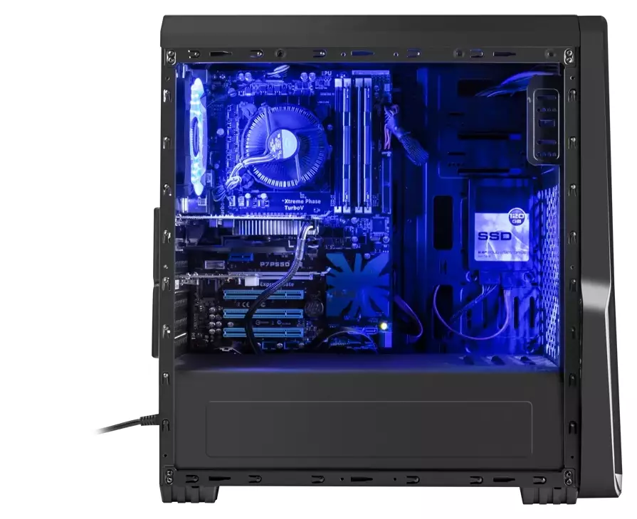 Odkryj przyszłość gamingu z obudową Genesis Titan 800 Blue – światło i chłód w służbie wydajności